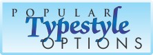 typestyles
