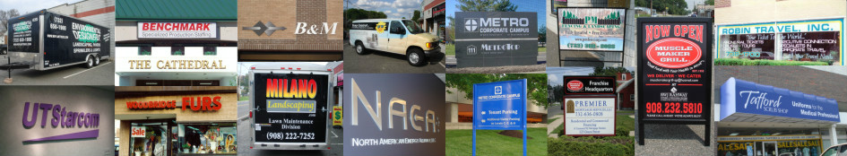 Aluminum Vehicle Mounted Signs by LPB Graphics Inc., Iselin, Woodbridge, Middlesex County, NJ